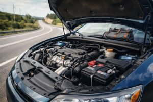 Revisión de refacciones de auto antes de viajar en carretera